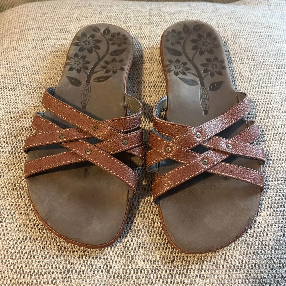Keen City of Palms Slide Sandals, 8